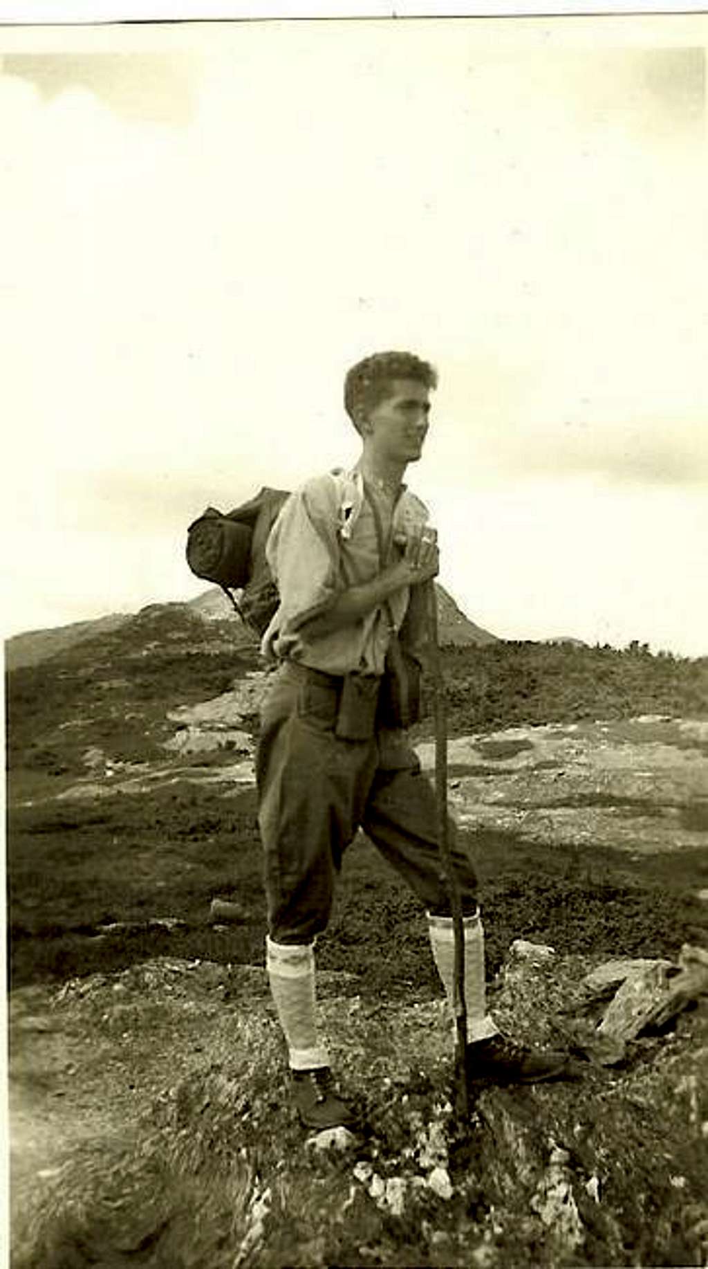 My Great Uncle on the ridge...