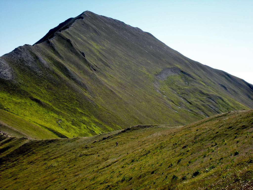 Monte Priora from normal Fargno Route