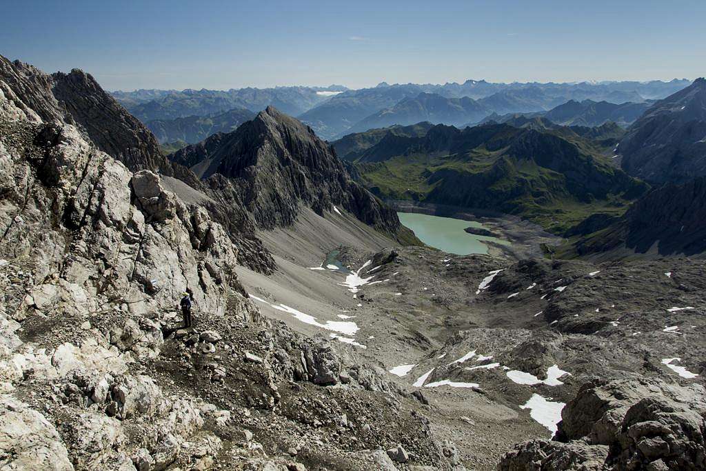 Lünersee beneath Tote Alp