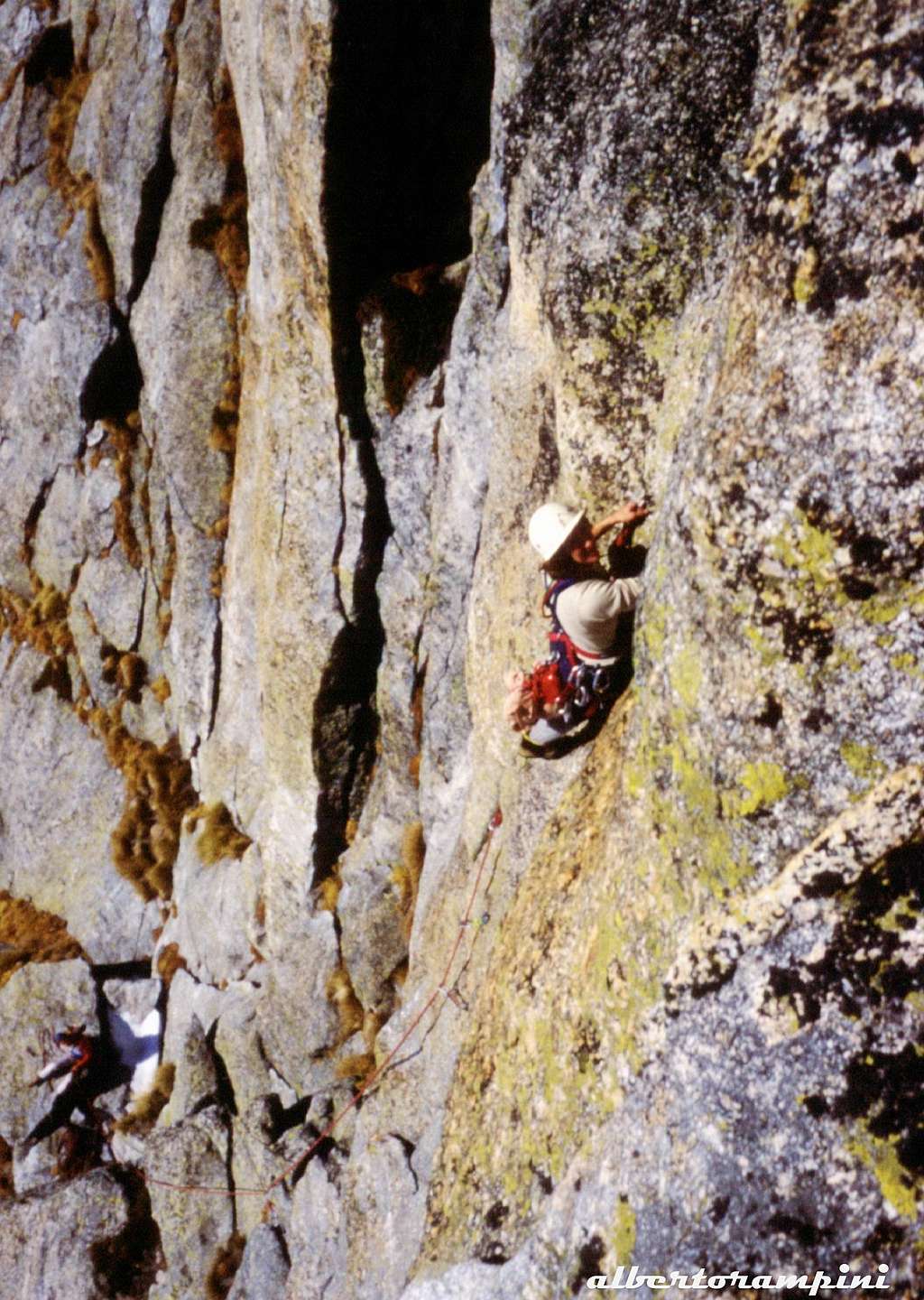 Beautiful granite climb on Punta della Sfinge