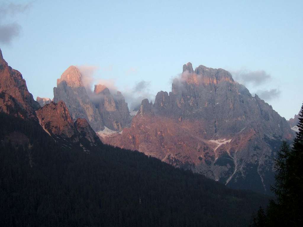 Pala di San Martino and Cima di Val di Roda