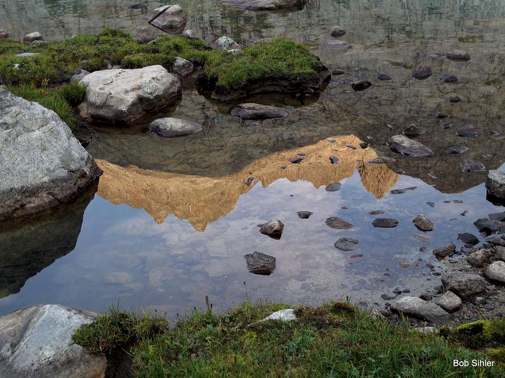 Titcomb Needles Reflected in Upper Titcomb Lake
