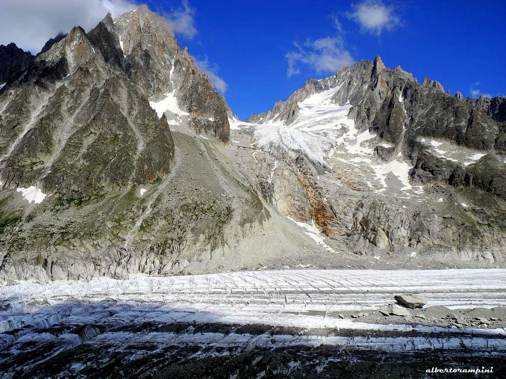 Approach to the Argentière Glacier