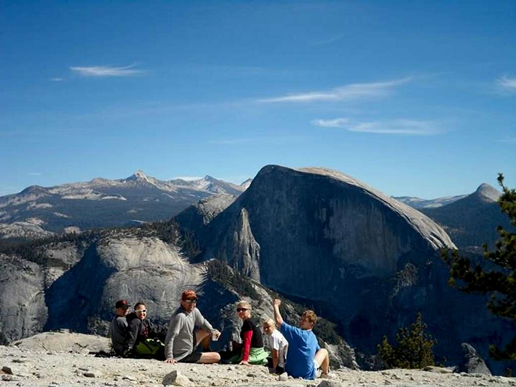 Looking across to Half Dome from North Dome