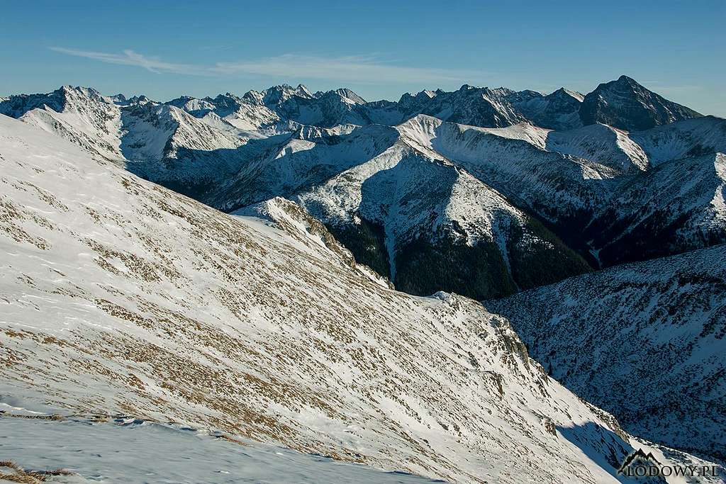 High Tatras from Ciemniak