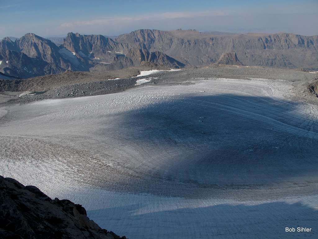 Upper Fremont Glacier Seen from Fremont Peak