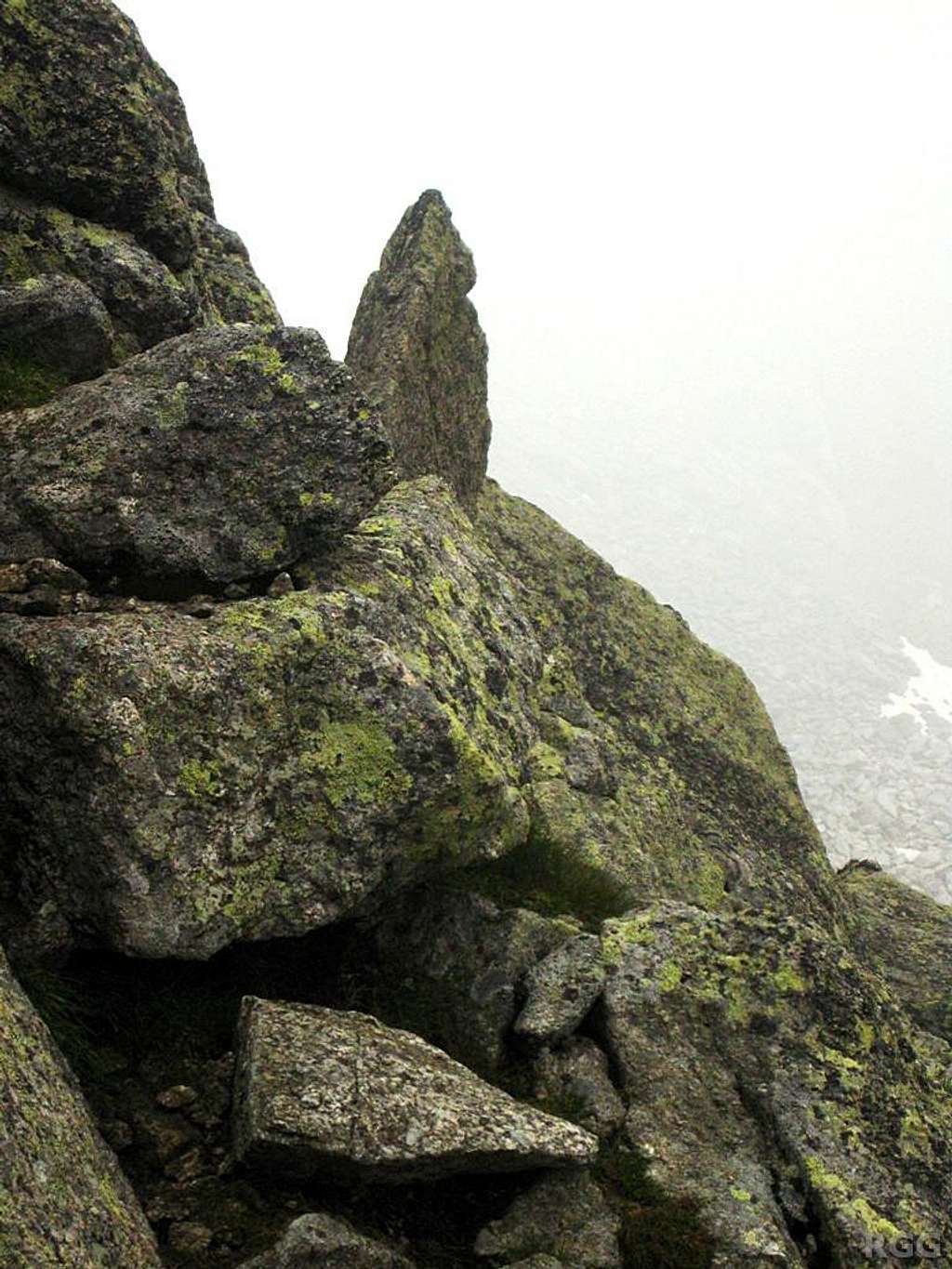 Detail of the W ridge of Tschigat