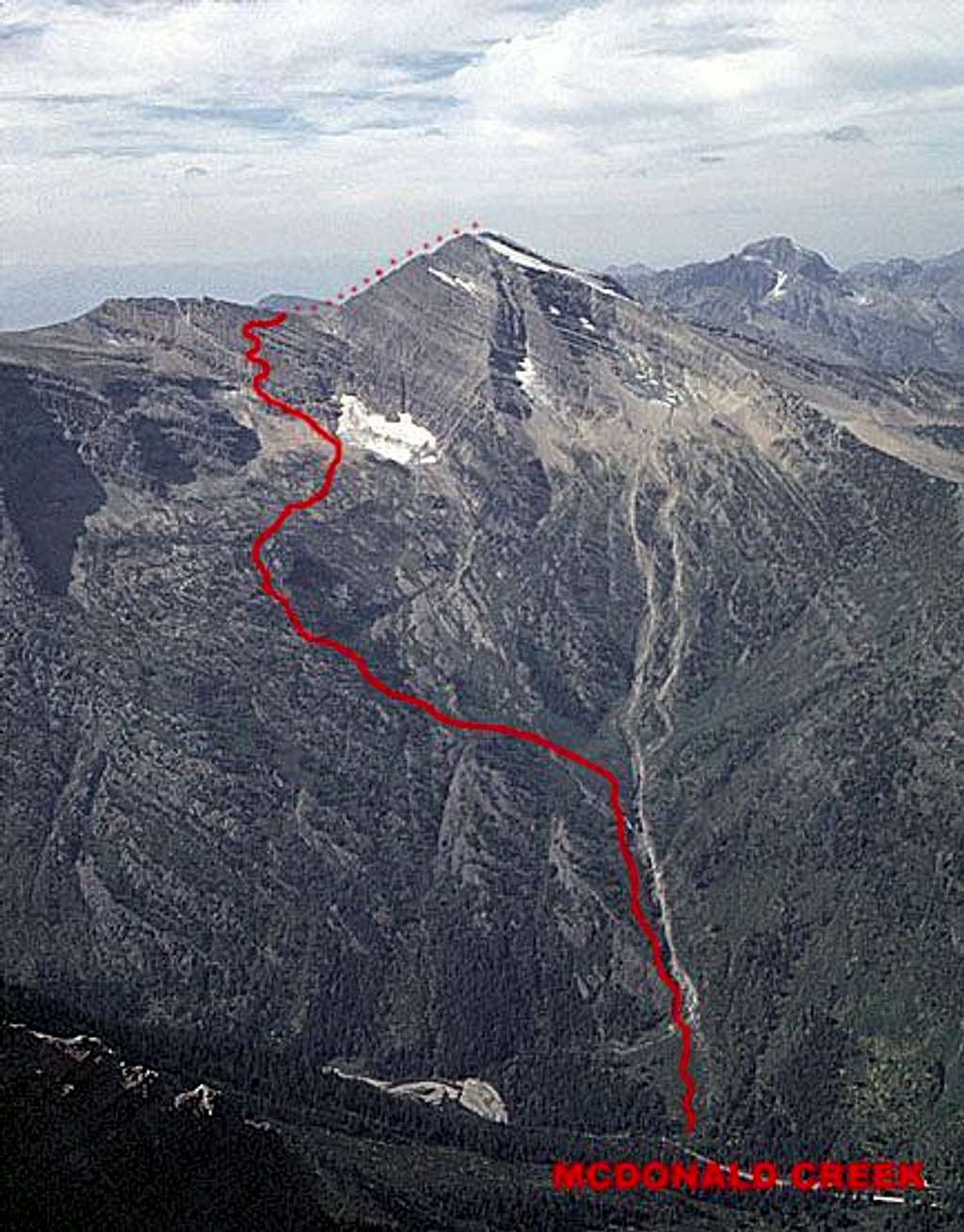 Heavens Peak, South Ridge Route