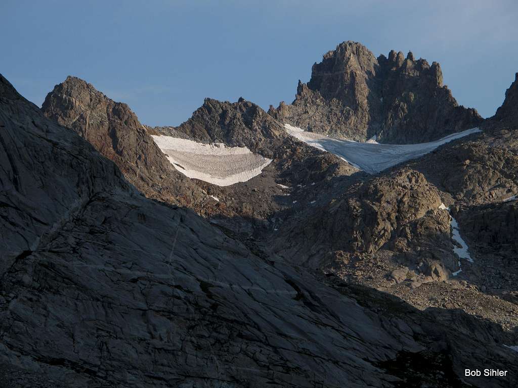 Mount Woodrow Wilson from Titcomb Basin