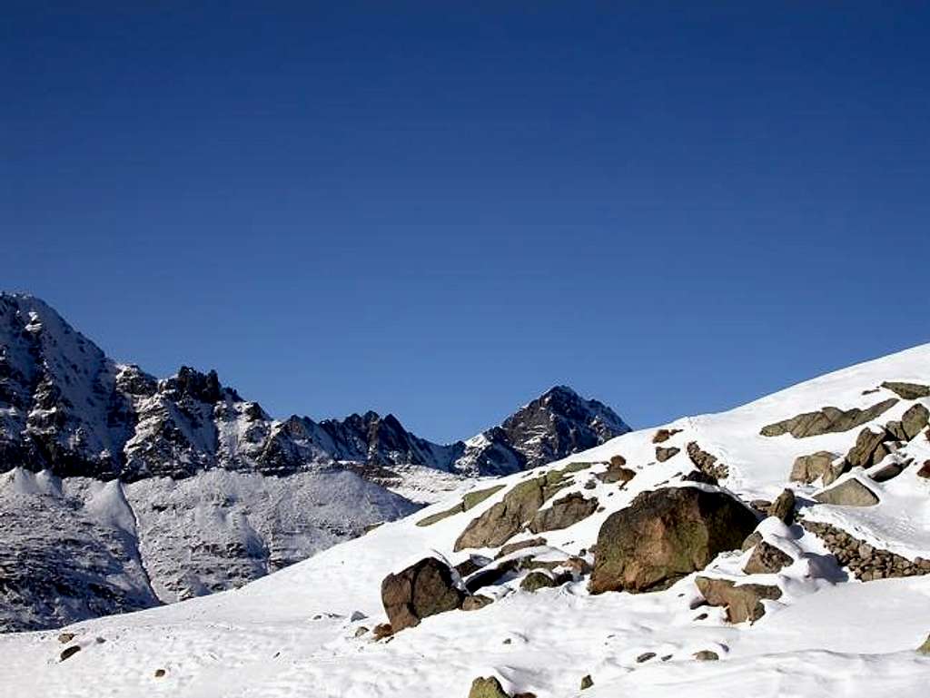 La punta Bianca (3427 m.)