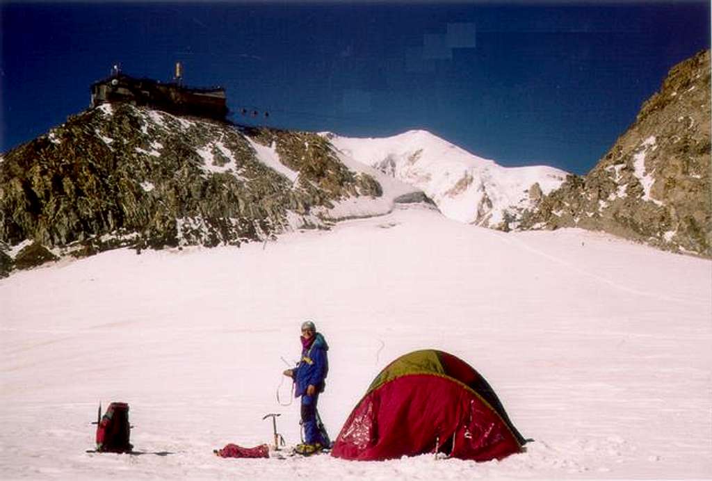 Our tent to the Colle del...