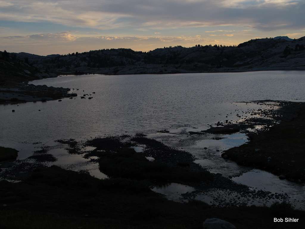 Lake 10,467 at Sunset