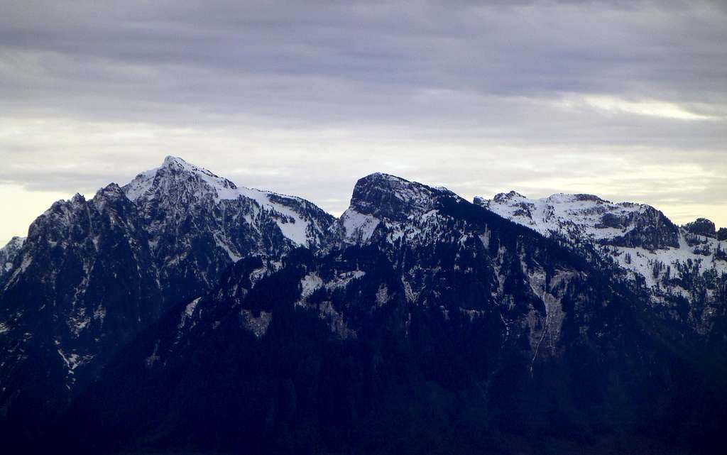 Mount Index and Mount Persis from Explorer Hill