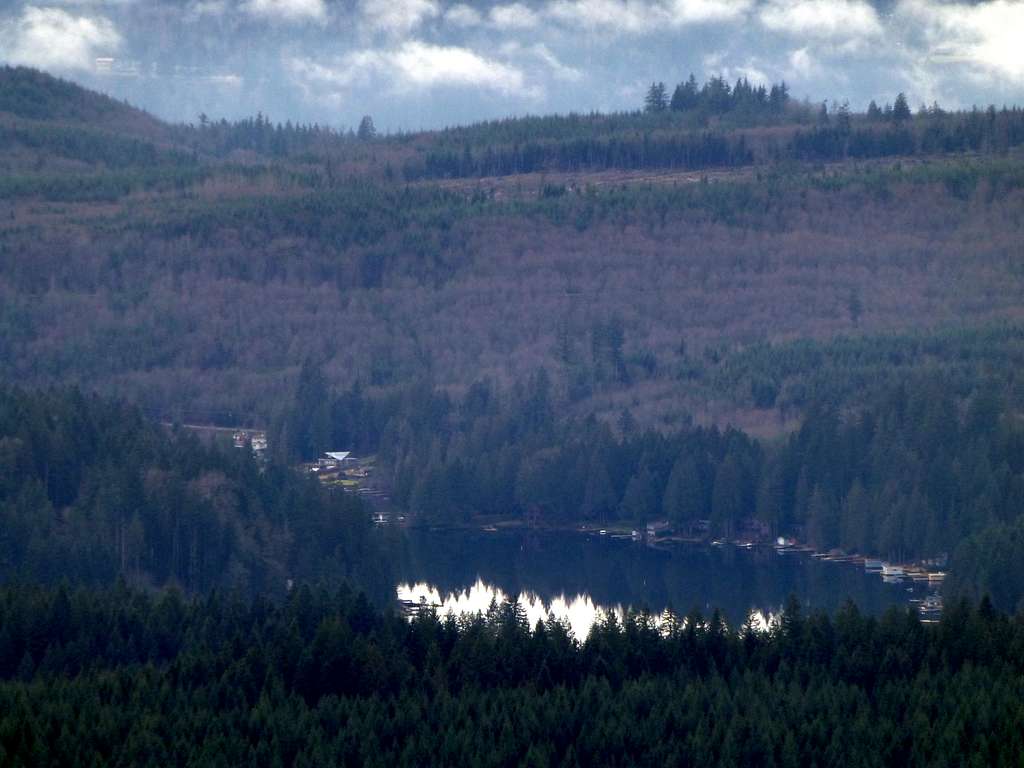 Lake Roesiger from Explorer Hill