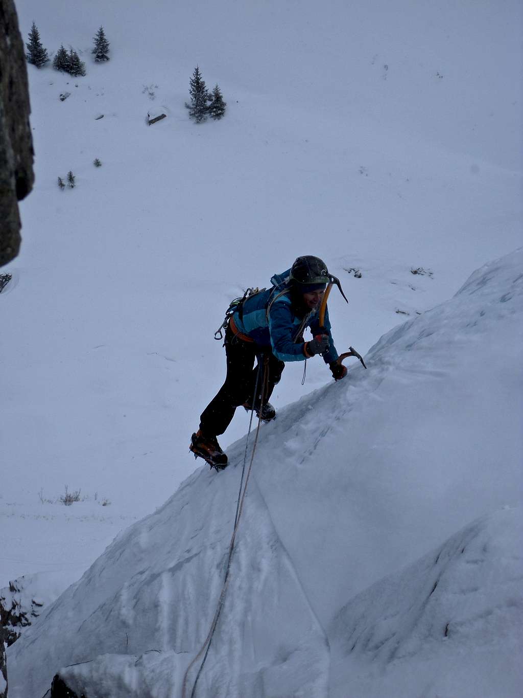 Topping on 2nd pitch, Second Gully