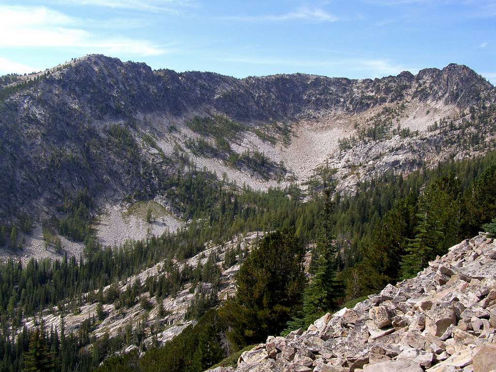 View of South Navarre Peak