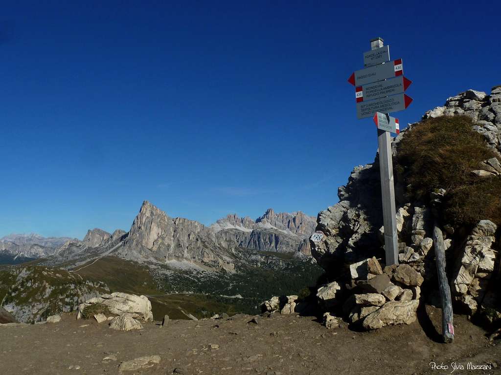 Panorama from Forcella Giau, Eastern Dolomites