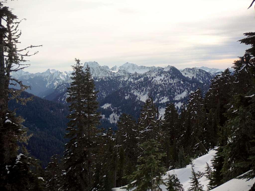 Looking off into the North Cascades