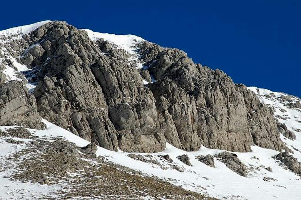 Mourre de Chanier W cliffs...