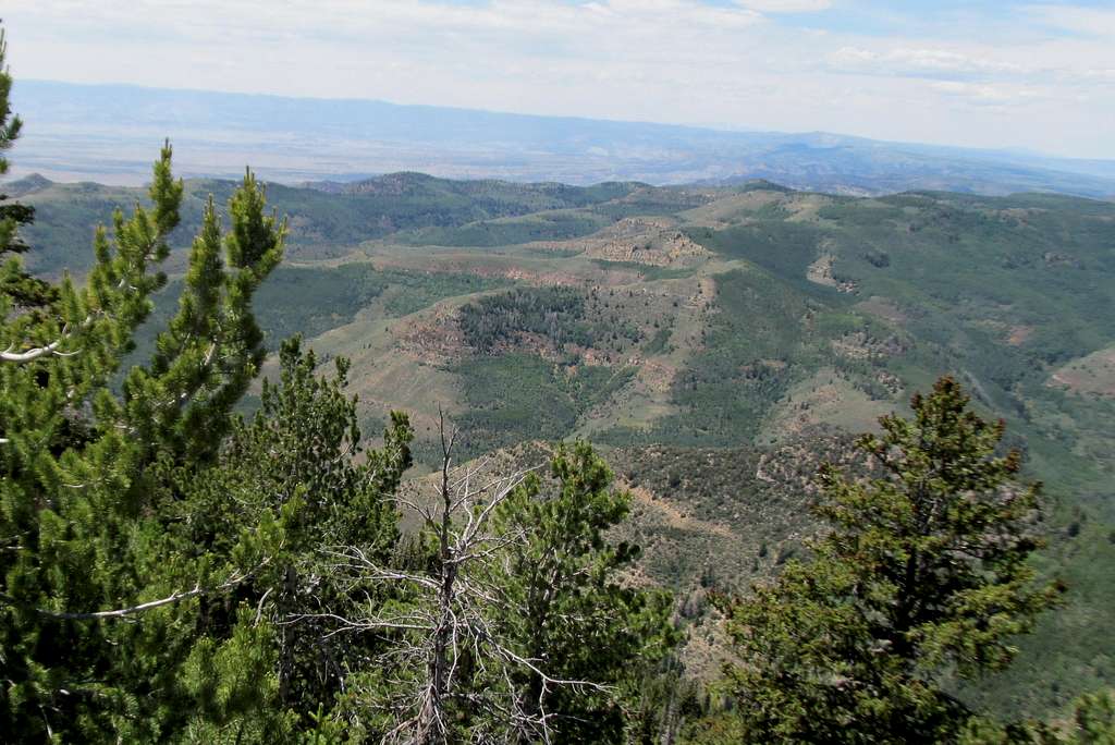 west from Bruin Point