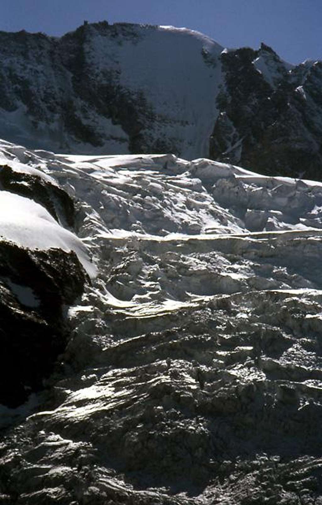 view from Money Alpage of the East wall of Gran Paradiso