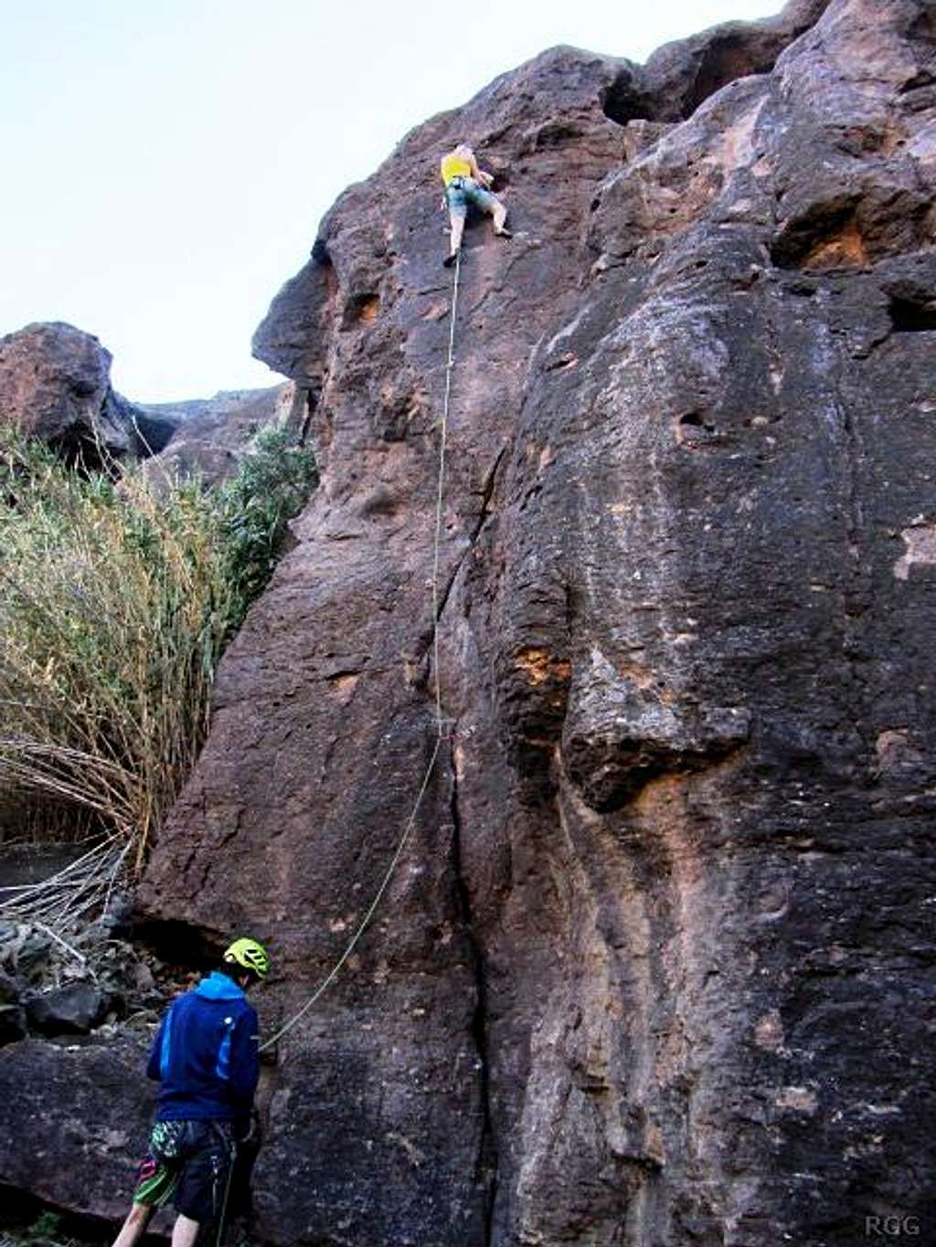 Climbers at Sorrueda