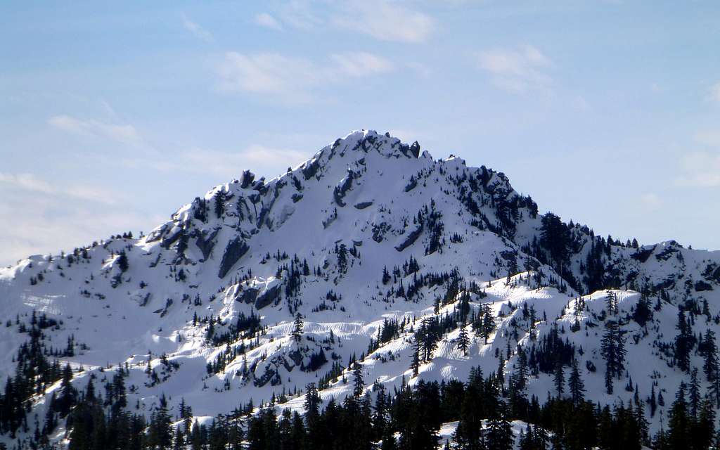 Bald Mountain (telephoto) from Everett Peak