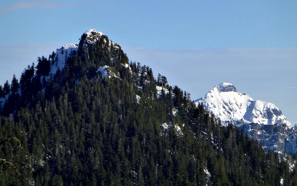 Marble Peak and Mount Pugh from Everett Peak
