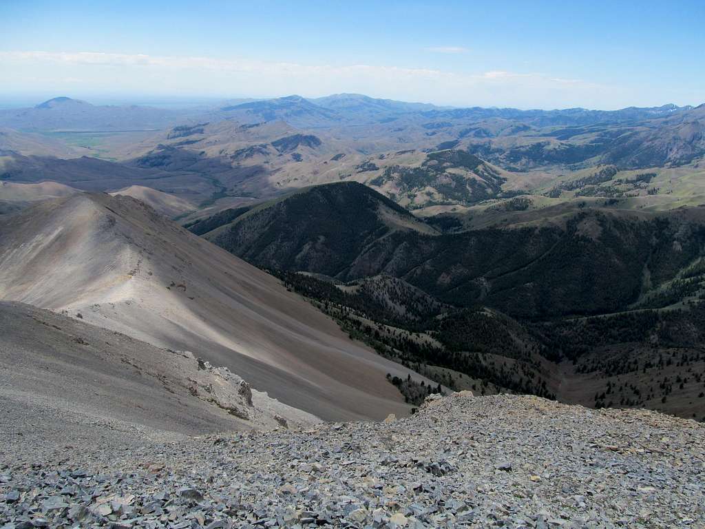 White Knob foothills