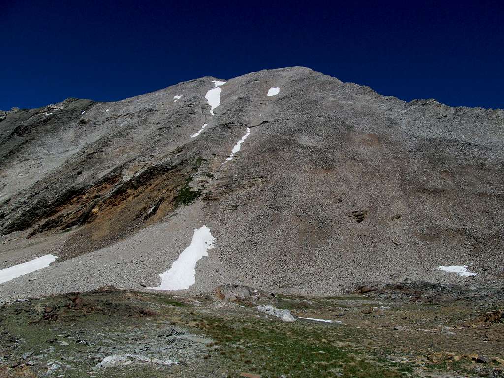 Hyndman's rocky slopes