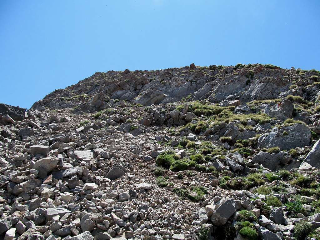 a loose rocky section