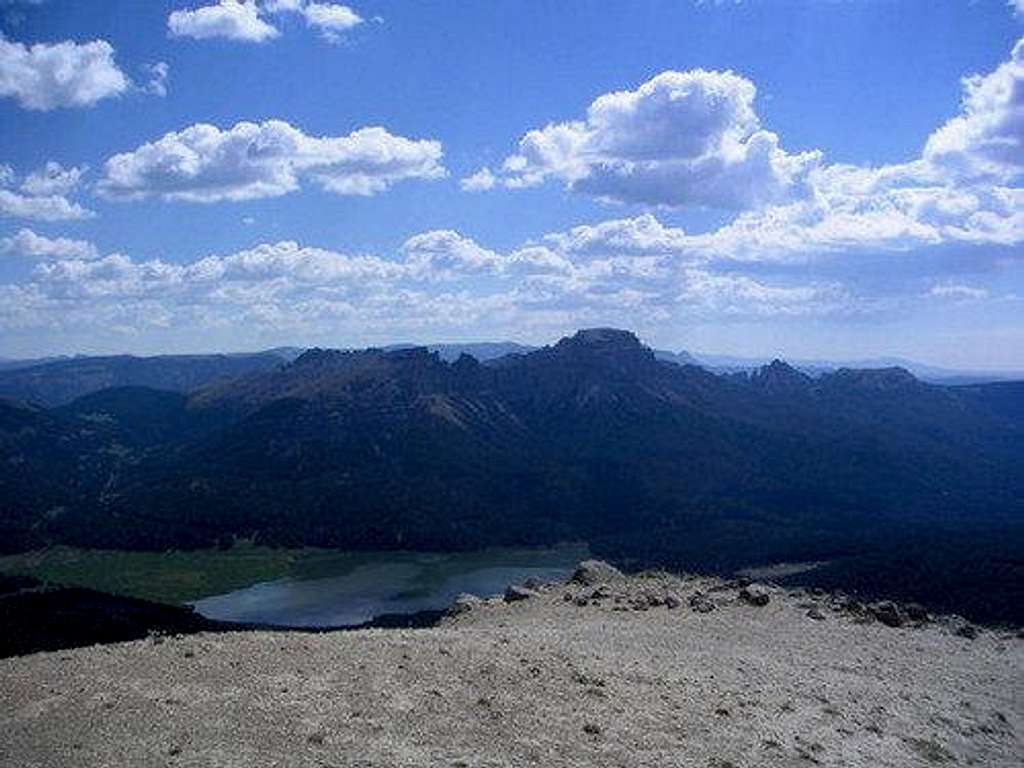The Pinnacle Buttes from Peak 11,040'+ [Mt. Sublette]