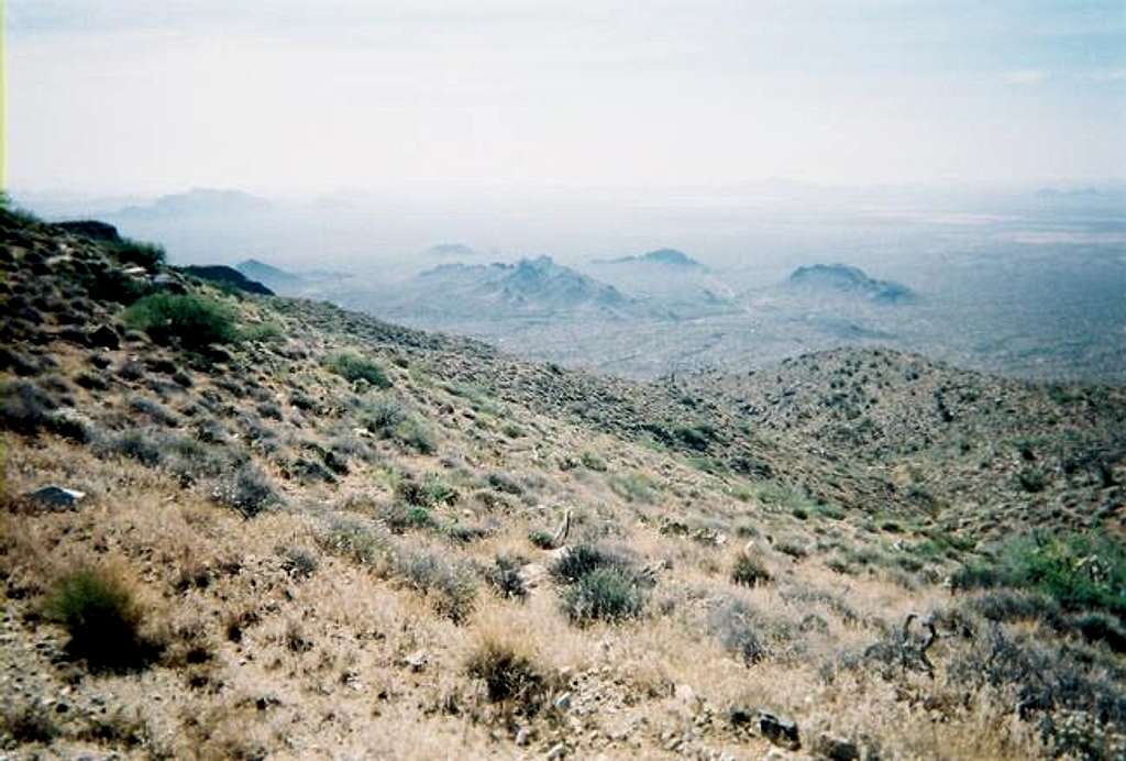 A view of the Arizona desert...