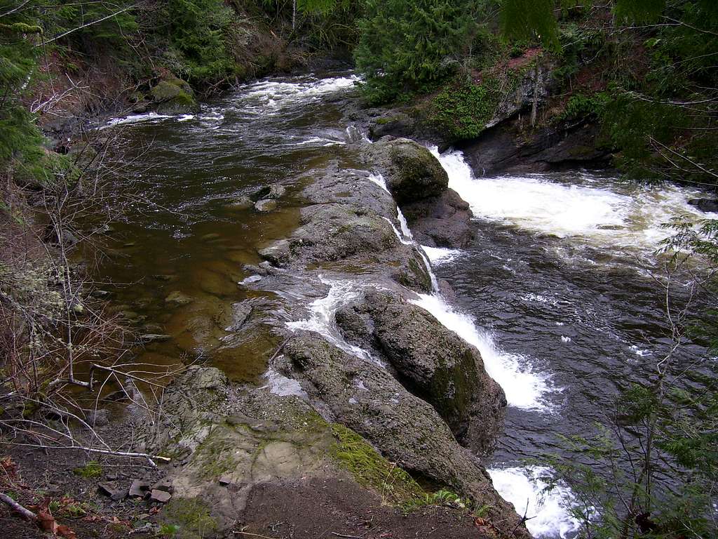 Pilchuck Creek Falls on the way up Frailey Mountain