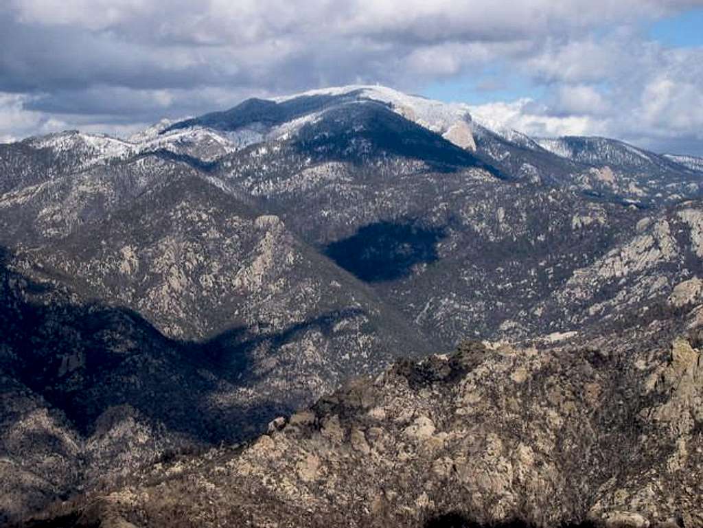 Looking at Mt. Lemmon - the...