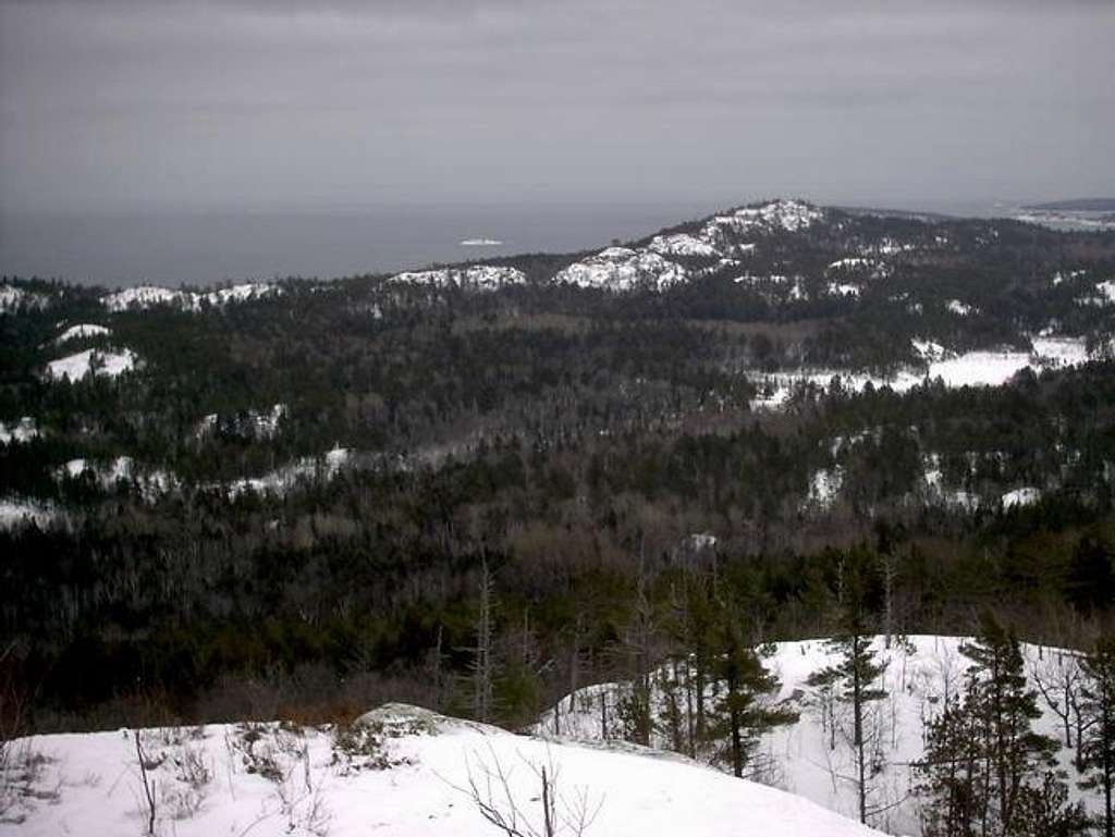 Looking east to Lake Superior...