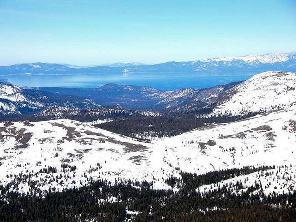 Lake Tahoe from the Summit of...
