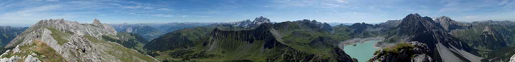 360° summit panorama Schafgafall