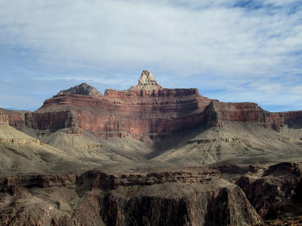 Zoroaster Temple seen from the South Kaibab Trail, Grand Canyon NP
