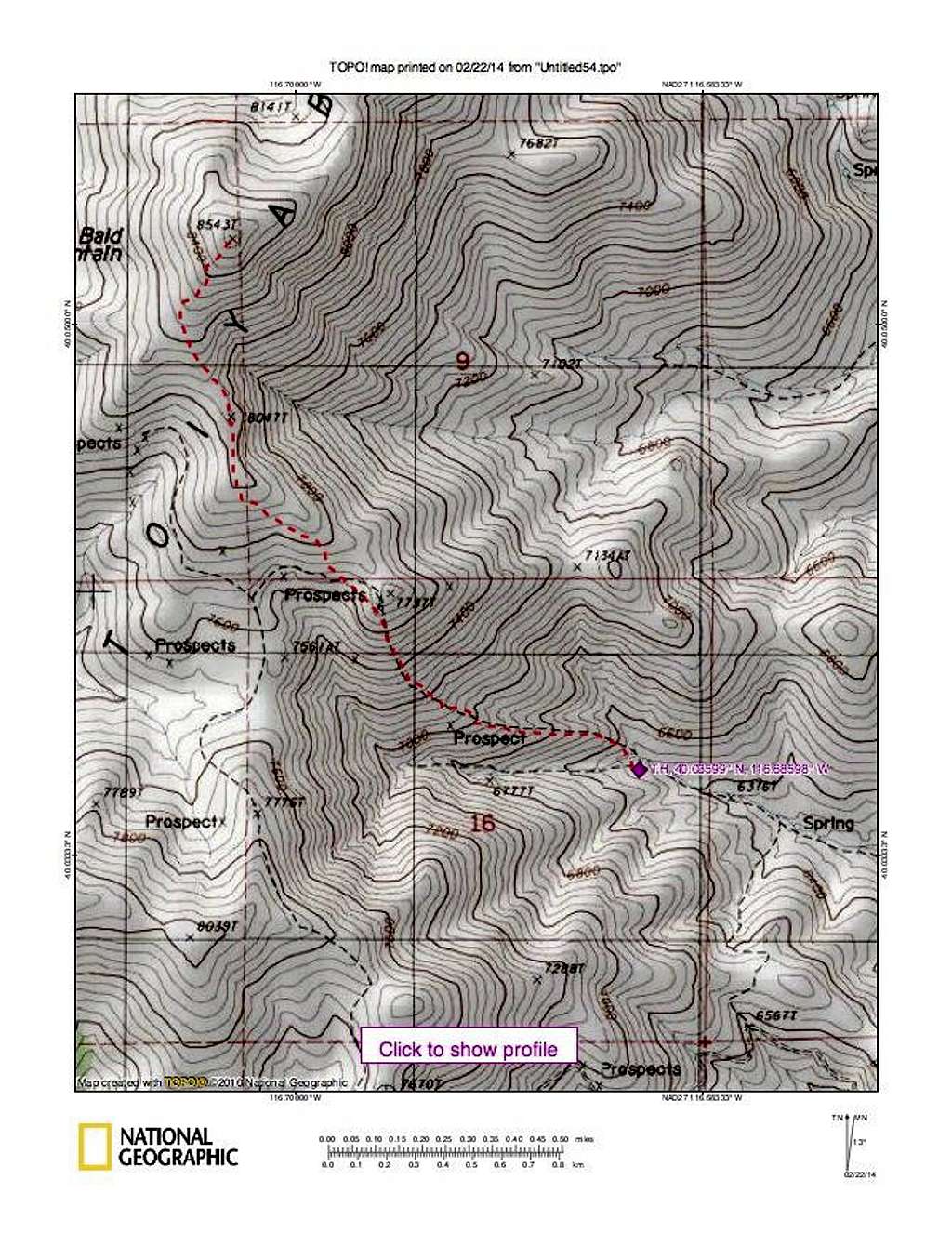 Bald Mountain route