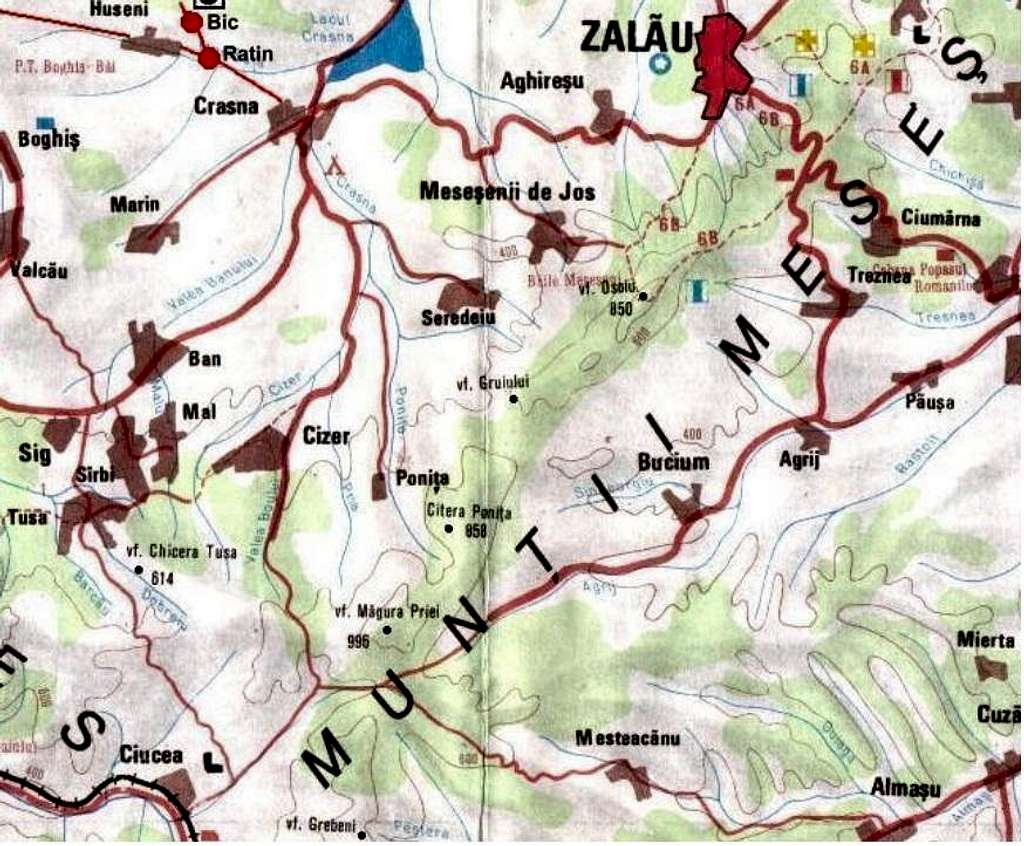 Map of Magura Priei