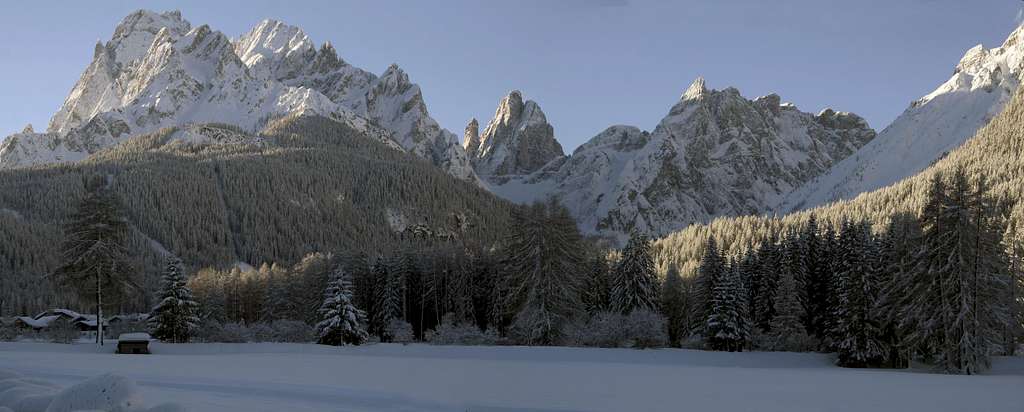 Fiscalina Valley in winter