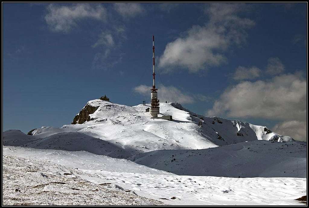 The summit of Dobrac