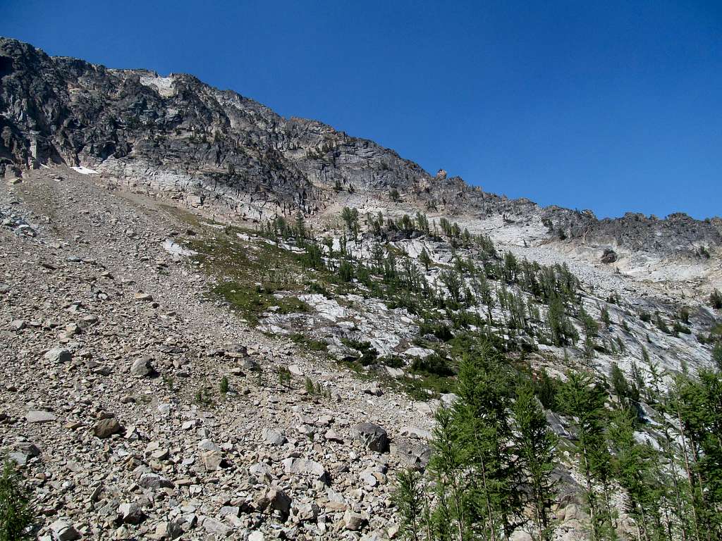 granite slabs above Gem Lake