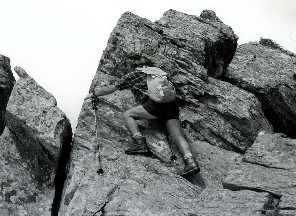 Punta di Faveroy NE Climbing on Northeast Crest 2005