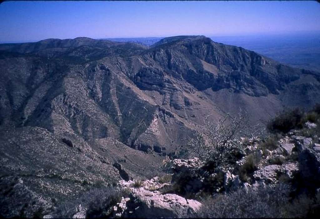 Hunter Peak from Guadalupe...