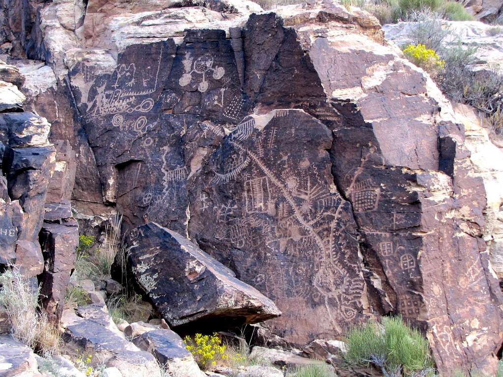 Parowan Gap Petroglyph