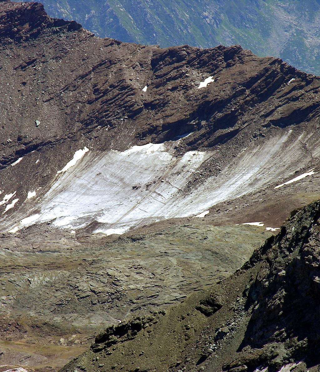 Rosa dei Banchi Glacier