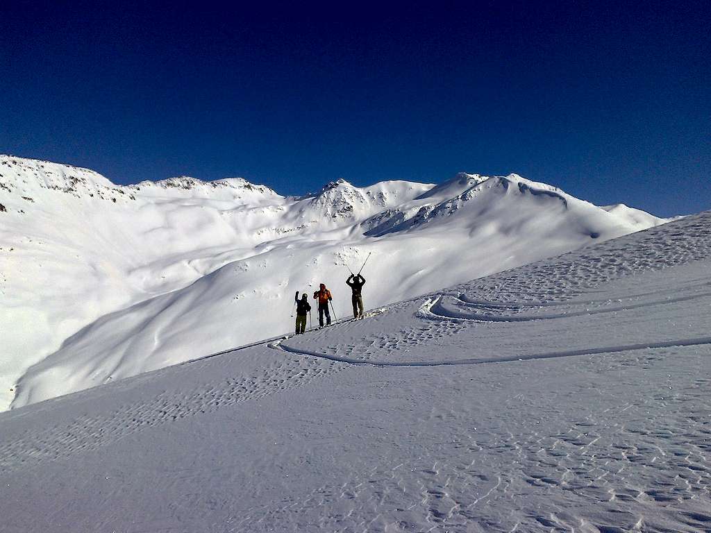 Ski mountaineering in the Livigno alps
