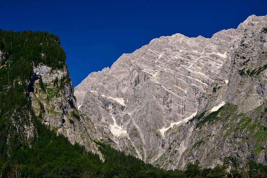The largest rock face in the Eastern Alps